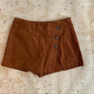 Corduroy Cinnamon Skort